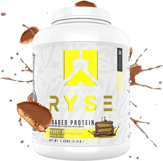 LOADED PROTEIN WHEY PROTEIN WHITH MCT'S RYSE 54 SERVICES 2.09 KG. (4.6 LBS)