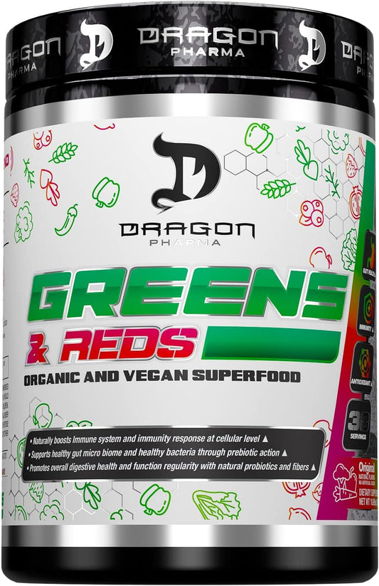 GREENS & REDS DRAGON PHARMA 30 SERVING 360g