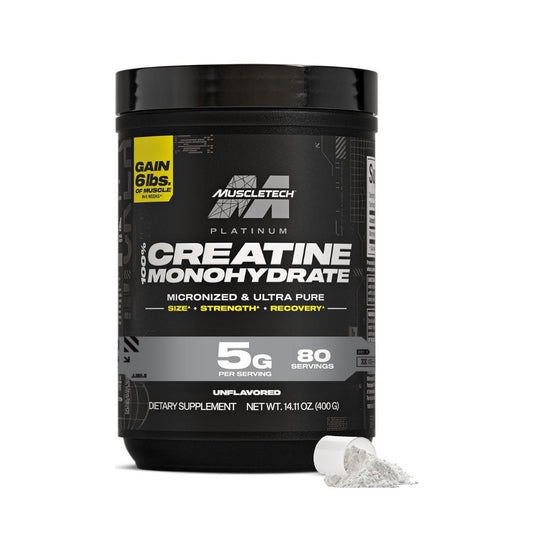 CREATINE PLATINUM MUSCLETECH 80 SERVICES 400 GRMS