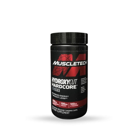 HYDROXYCUT HARDCORE ELITE MUSCLETECH RESEARCH 100 CAPSULAS