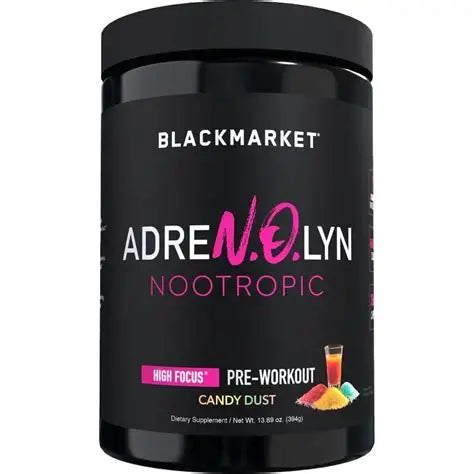 PRE-WORKOUT ANDREN.O.LYN UNDERGROUND BLACKMARKET  25SERVICIOS 458GRAMOS