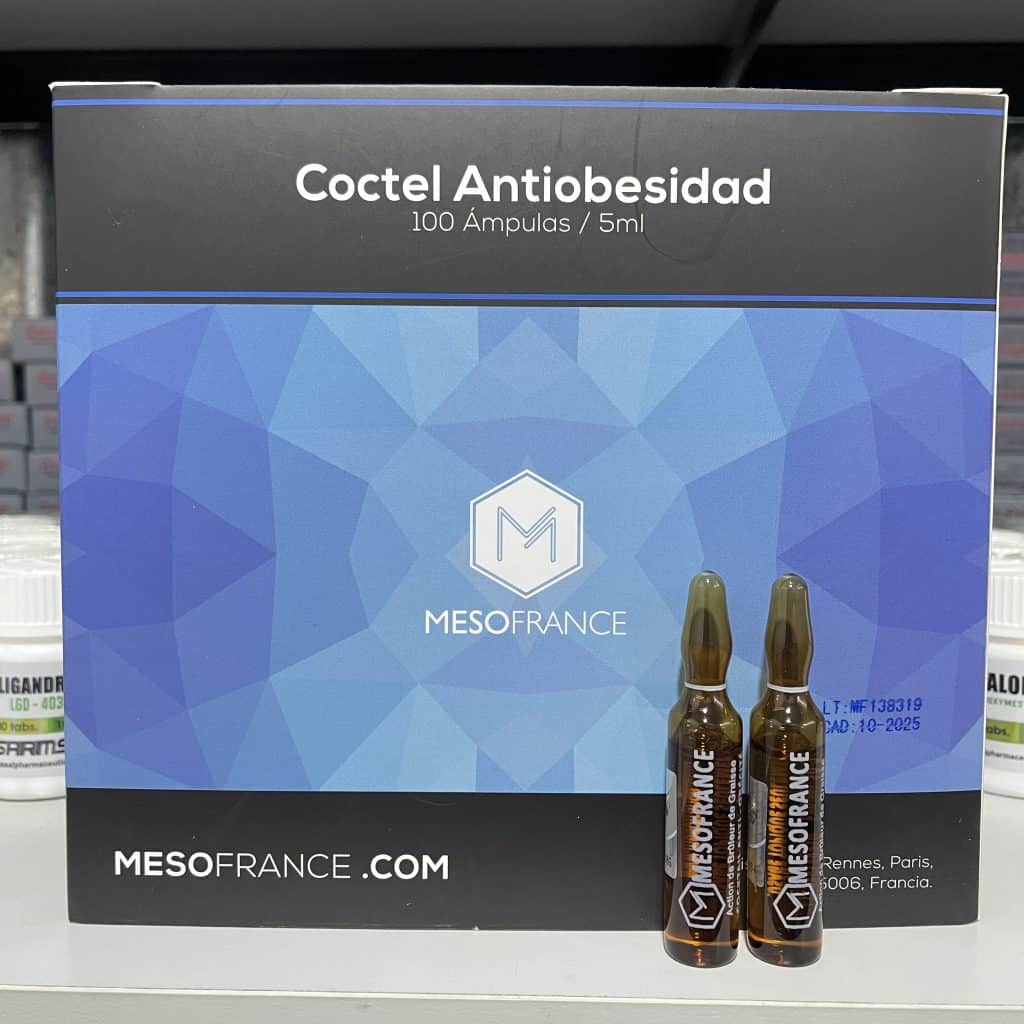 Coctel Antiobesidad 5 ML Quemador MESOFRANCE BLISTER 10 AMPOLLAS