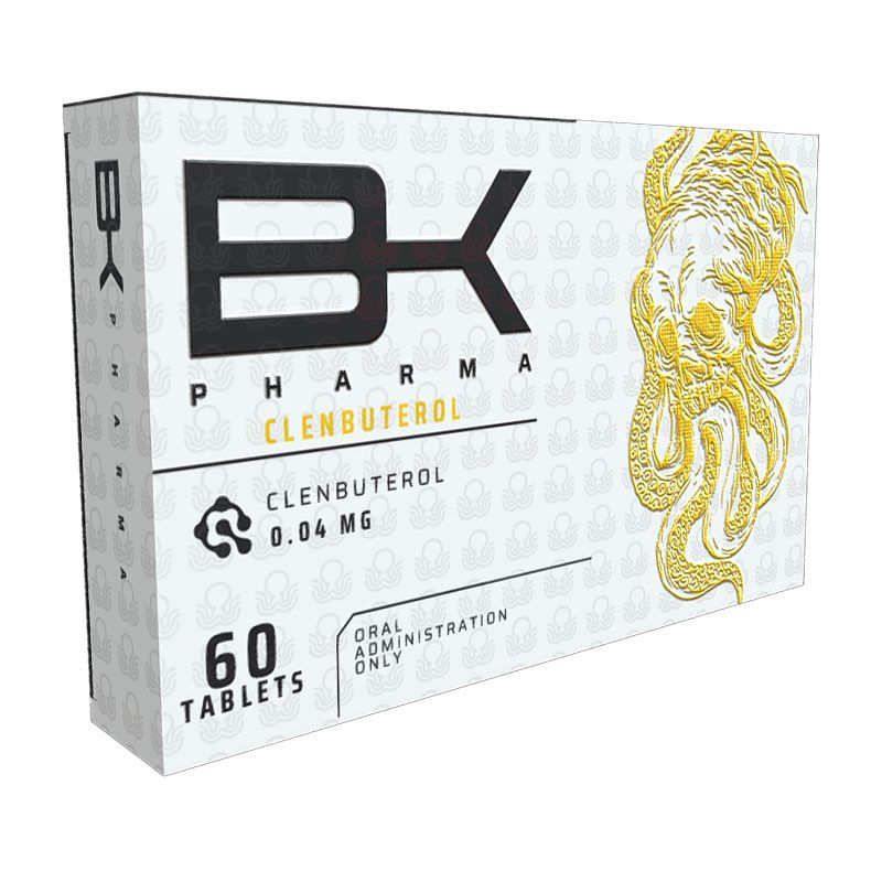CLENBUTEROL BK PHARMA 0.04MG. 60 TABLETS