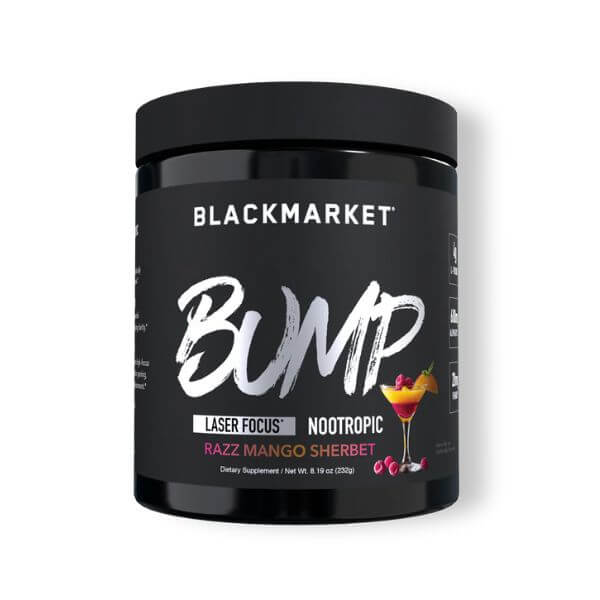 NOOTROPIC BUMP LASER FOCUS BLACKMARKET 232GRAMOS 40SERVICIOS