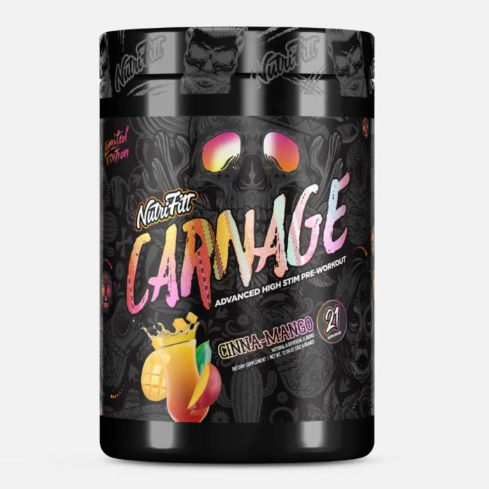 PREWORKOUT CARNAGE ADVANCED HIGH STIM NUTRIFITT 21 SERVES 12.4 OZ