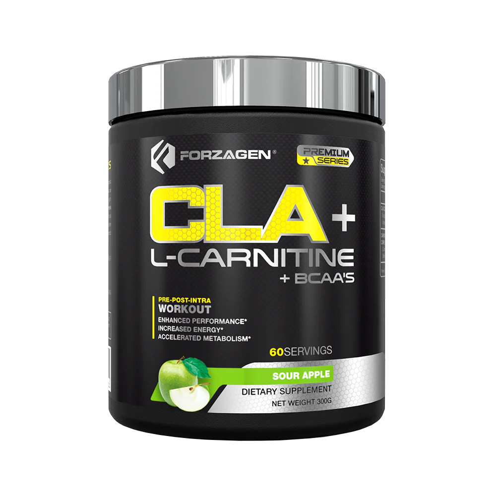 CLA + L-CARNITINE + BCAA'S FORZAGEN 50 SERVIDAS 373 GRAMOS