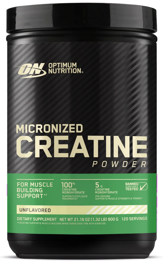 MICROMIZED CREATINE POWDER OPTIMUN NUTRITION 120 SERVS