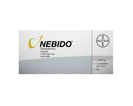 NEBIDO TESTOSTERONA UNDECANOATO DE BAYER 1000 MG (4ML)