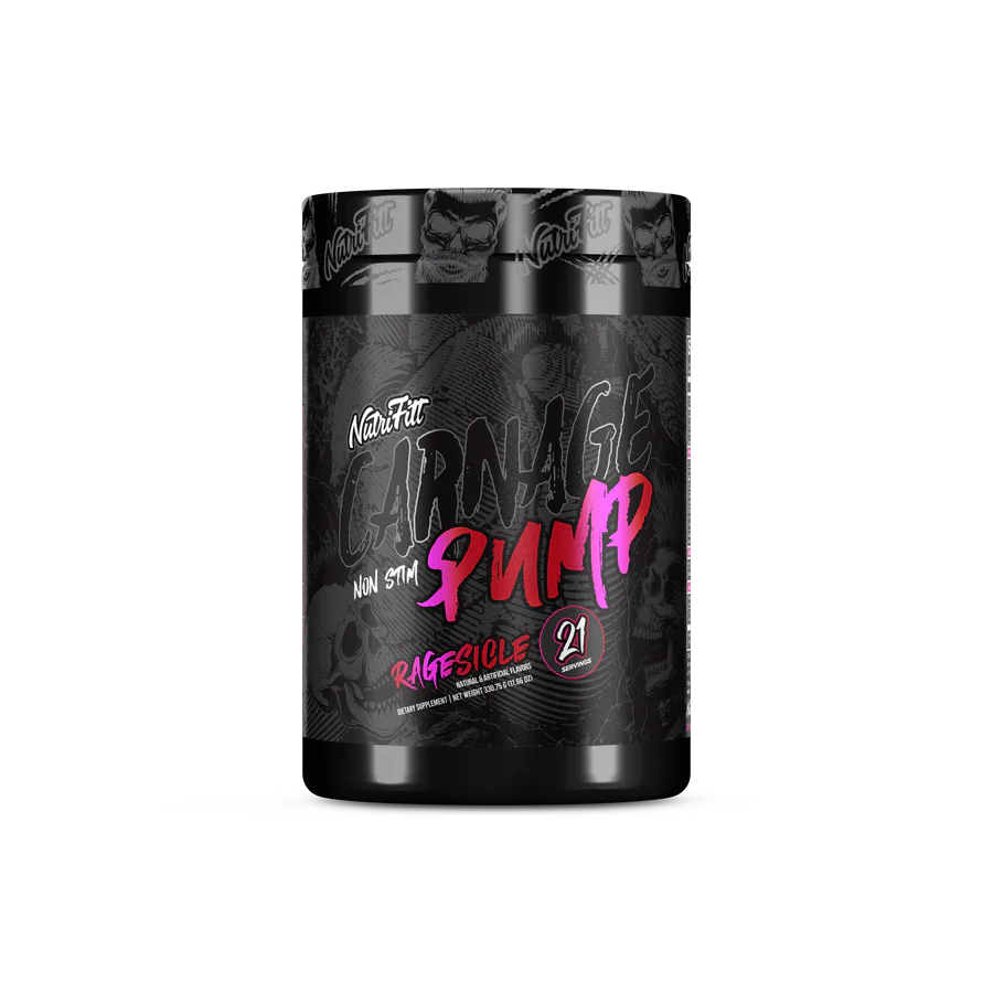 PREWORKOUT CARNAGE PUMP NON STIM 21 SERVIDAS 11.82 ONZ