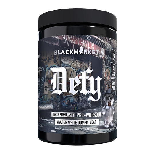 PRE-WORKOUT DEFY BLACKMARKET 40 SERVICIOS 501GRAMOS