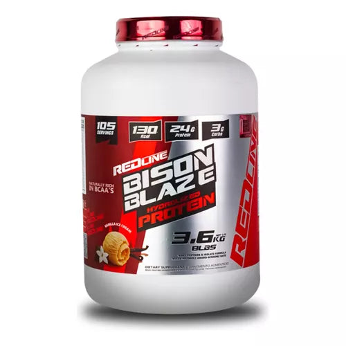 HYDROLIZED PROTEIN BISON BLACE REDLINE 105 SERVIDAS 8LBS. (3,628 GRS.)