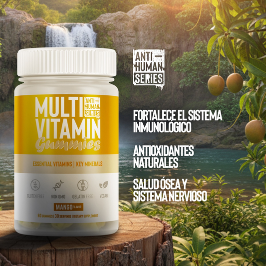 MULTIVITAMIN GUMMIES ANTI-HUMAN 60 GUMMIES BOTE