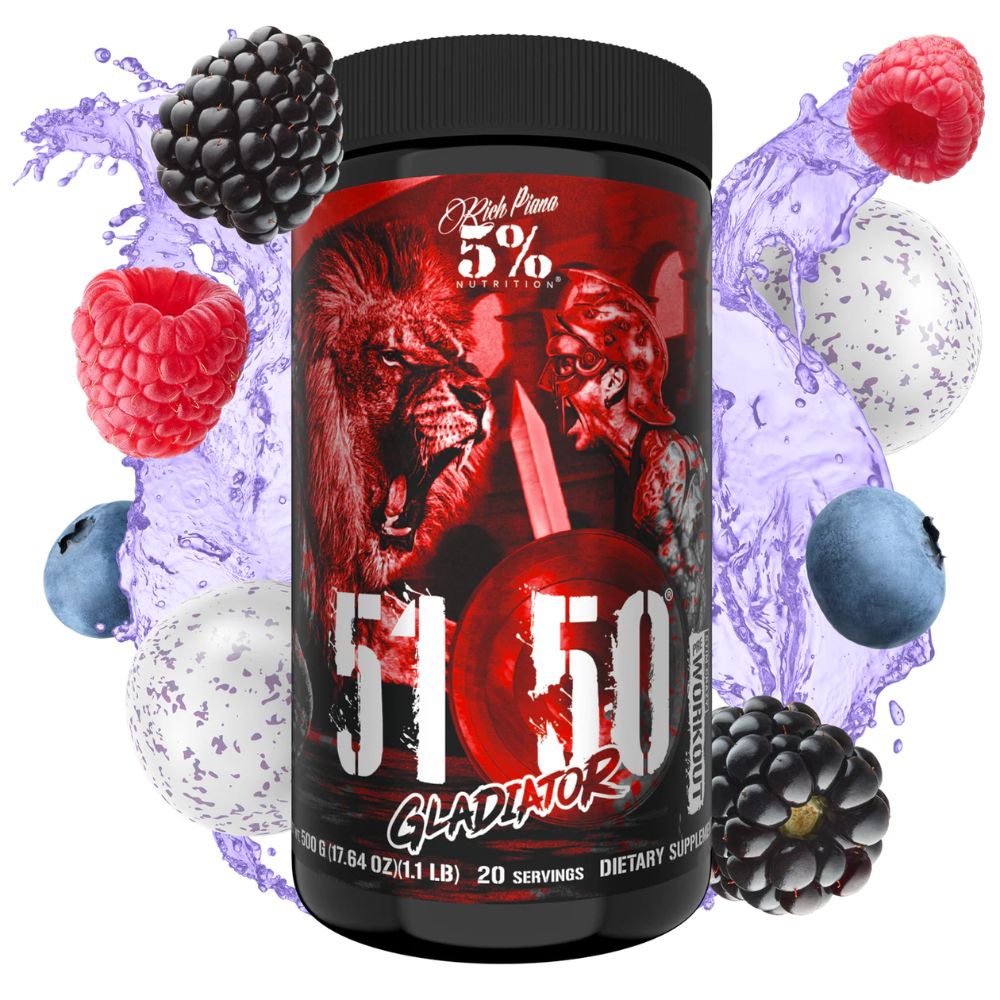 PRE-ENTRENO 51 50 GLADIATOR EDITION RICH PIANA 5% 20 SERVICIOS 1.1LB BOTE