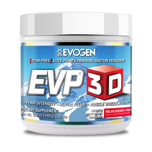 PRE-WORKOUT EVP 3D NON STIM EVOGEN 40/20 SERVICIOS 15.8 OZ. (448 GRS.)