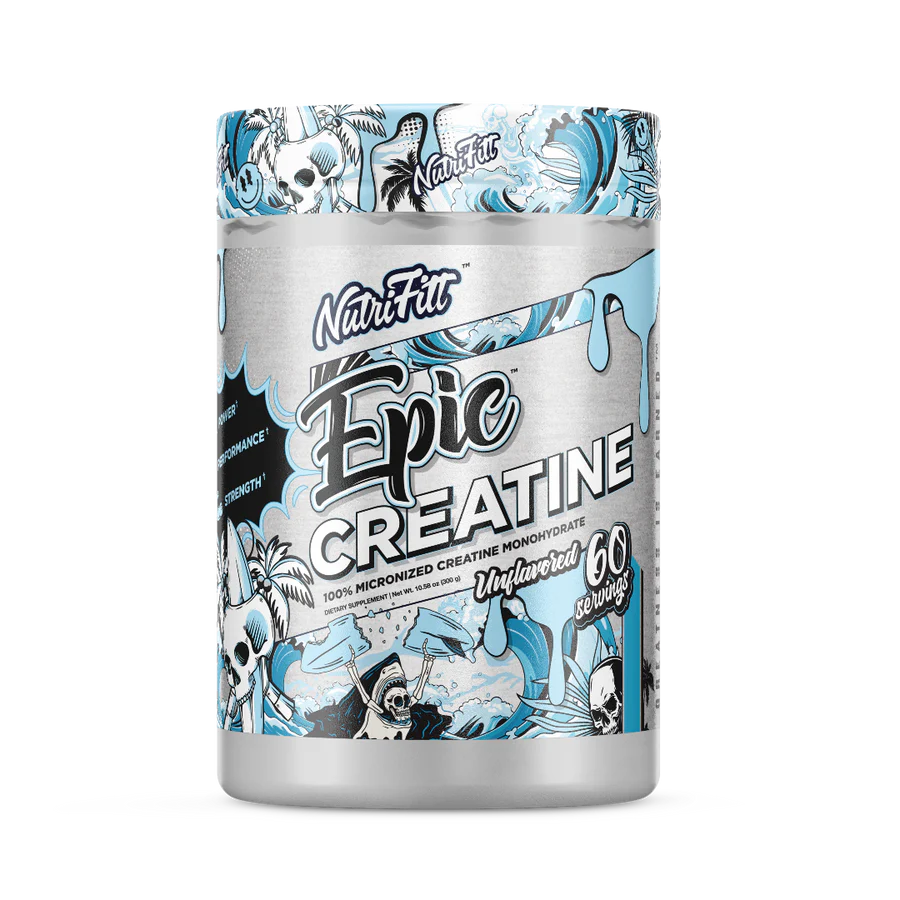 CREATINE MONOHYDRATE EPIC  NUTRIFITT UNFLAVORED 60 SERVICIOS 10.58 ONZ