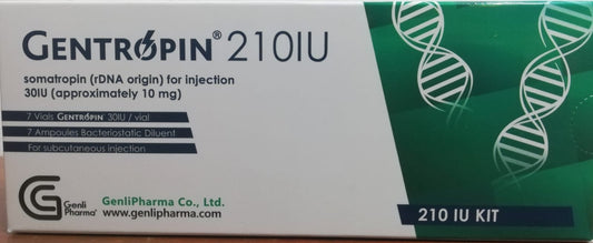 GENOTROPIN 210 IU SOMATROPIN (rDNA ORIGIN) GENLIPHARMA 7 VIALES (CADA VIAL 30 UI/10ML.)