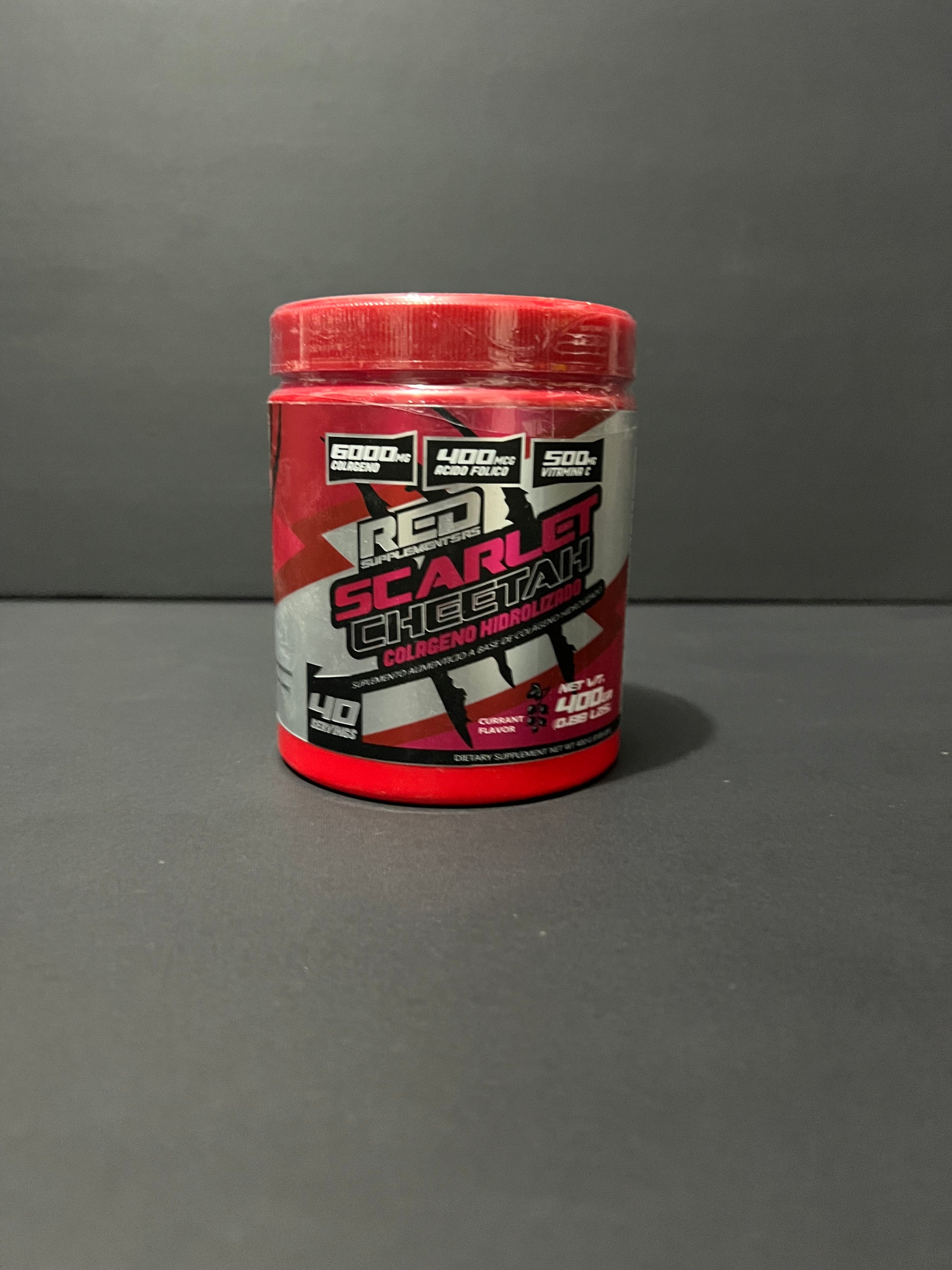 COLAGENO HIDROLIZADO SCARLE CHEETAH RED LINE 40 SERVICIOS 400GRS ...