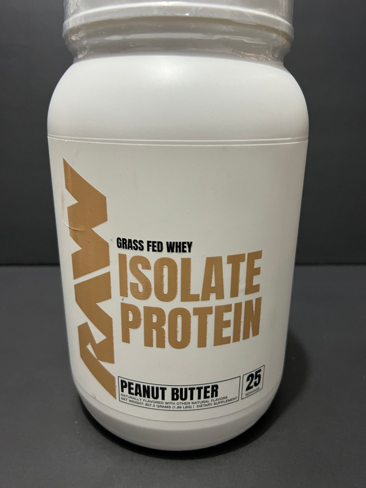 WHEY ISOLATE PROTEIN (GRASS FED) RAW 25 SERVICIOS 1.89 LBS. (857.5GRS)