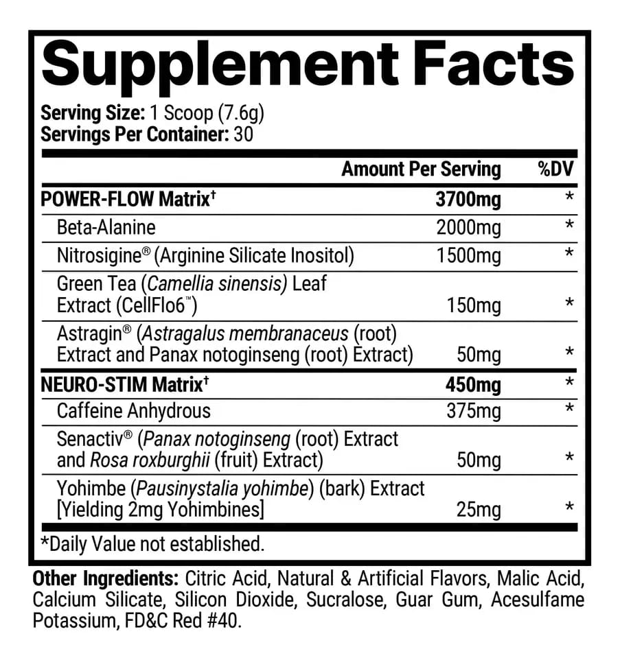 PRE WORKOUT TESTE SURGE HYDE PRO SUPPS 30 SERVICES 11.7 ONZ 33 GRAMS