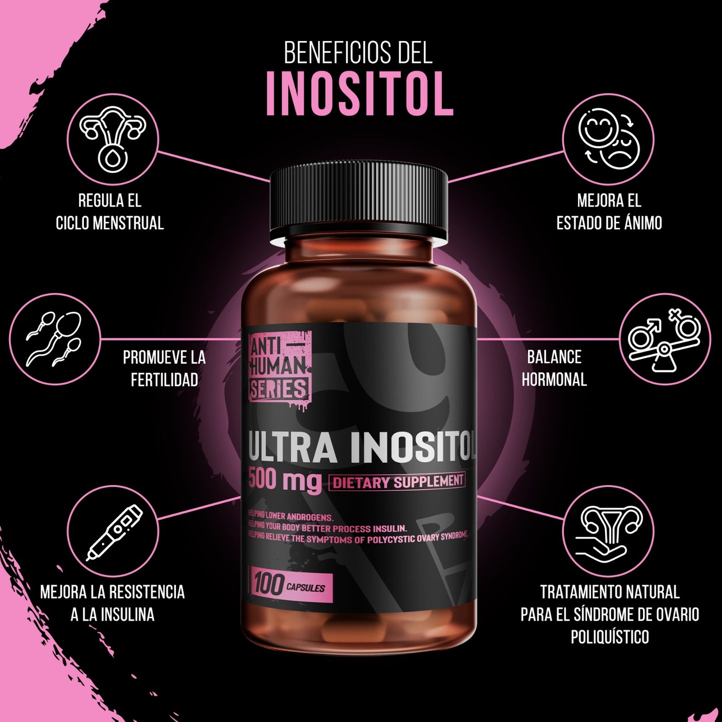 ULTRA INOSITOL ANTI-HUMAN 90 CAPSULAS