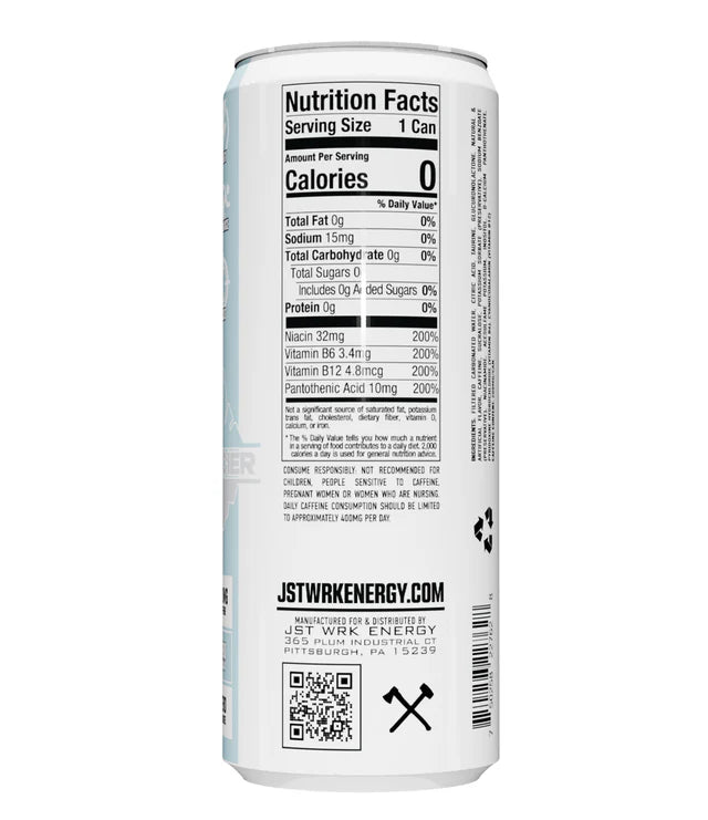 JSTWRK ENERGY 12 OZ 355 ML