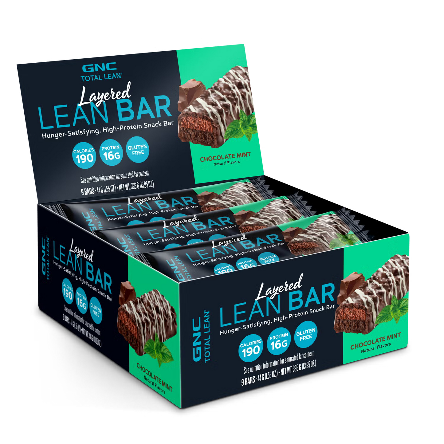 LAYERED LEAN BAR GNC 9 BAR BOX