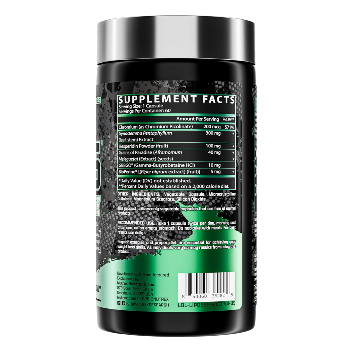 LIPO6 STIM-FREE NUTREX  60 CAPS