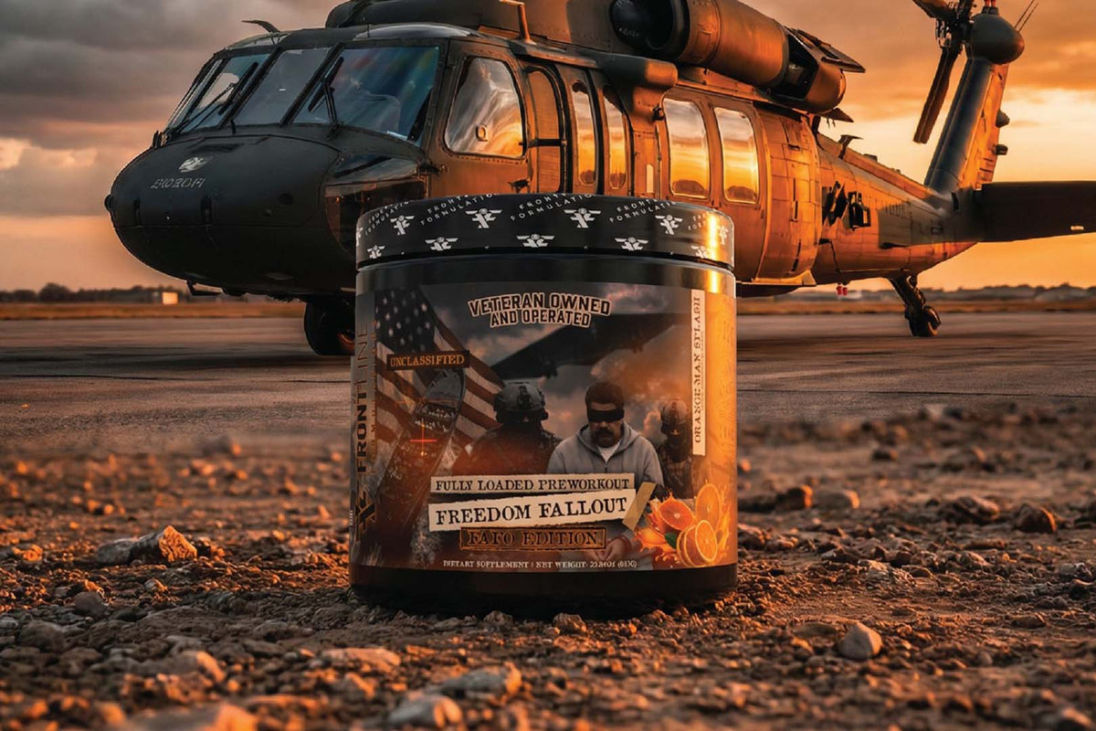 PRE-WORKOUT FREEDOM FALLOUT VETERAN OWNED 40SERVICIOS 931GRAMOS