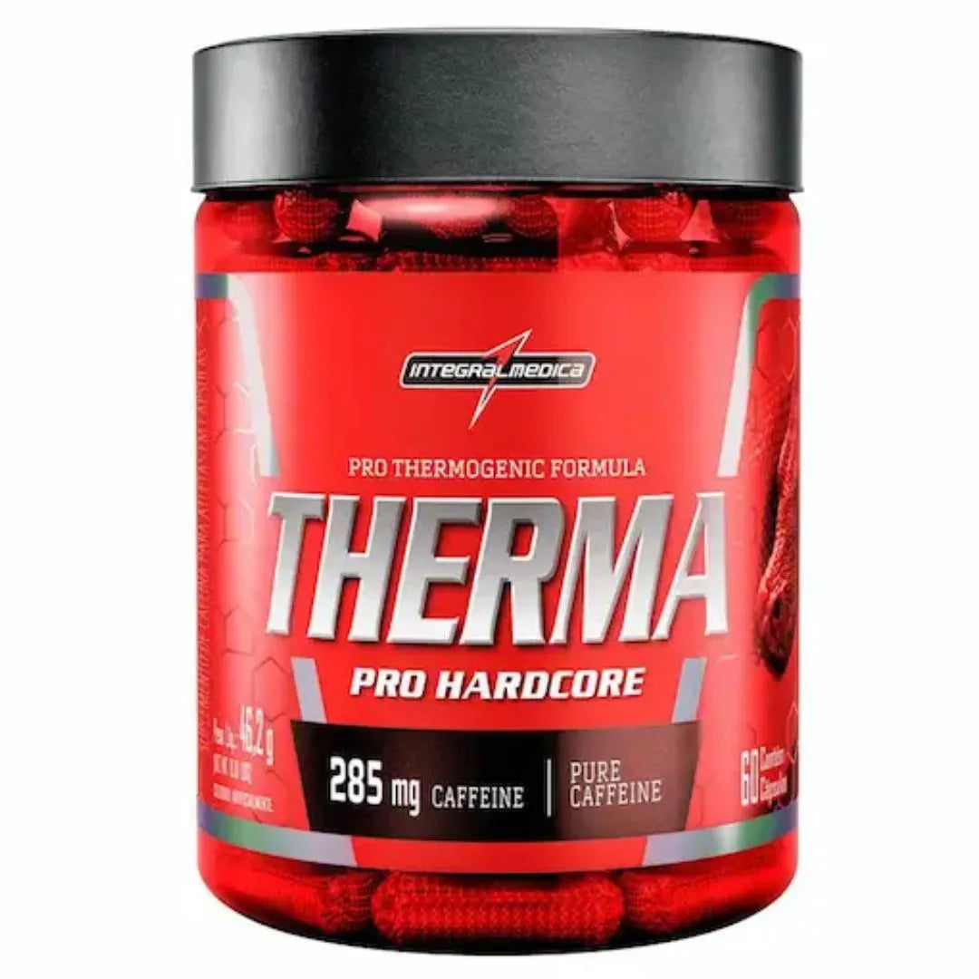 THERMA (CAFEINA) PRO HARDCORE INTEGRAL MEDICAL 285MG 60 CAPSULAS