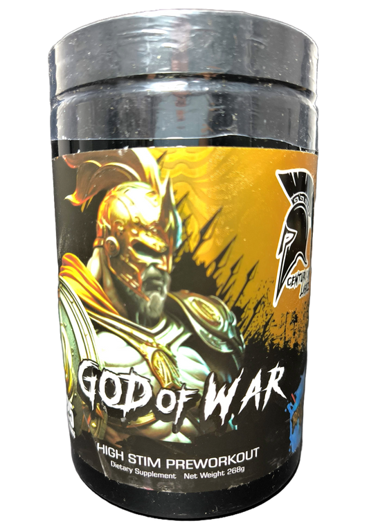 PRE-WORKOUT GOD OF WAR CENTURY LABZ 25 SERVIDAS 286GRS.