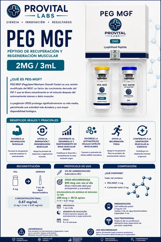 PEG MGF PROVITAL LABS 2MG
