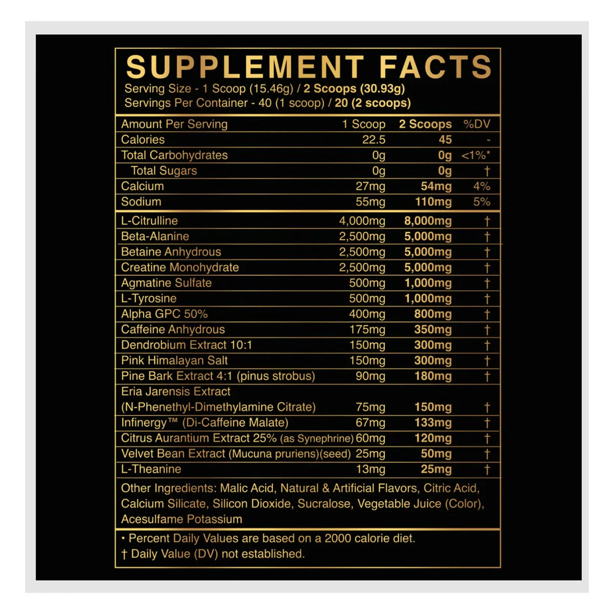 PRE-WORKOUT BLACKMARKET 20SERVICIOS 384GRAMOS