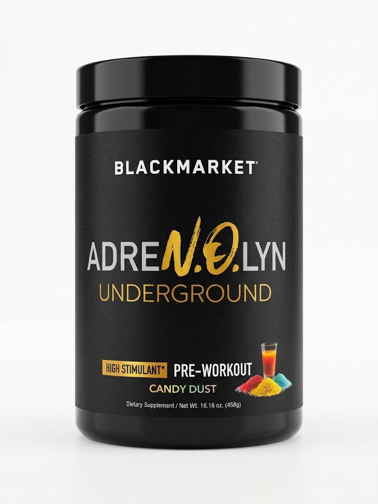 PRE-WORKOUT ANDREN.O.LYN UNDERGROUND HIGH STIMULANT BLACKMARKET 25SERVICIOS