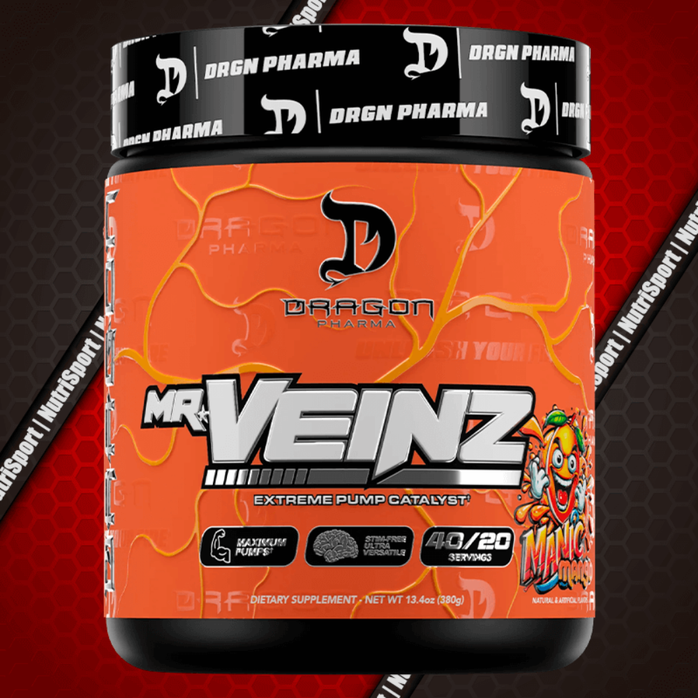 PRE WORKOUT MR. VEINZ DRAGON PHARMA 40/20 SERVIDAS 13.4 OZ (380GRS.)