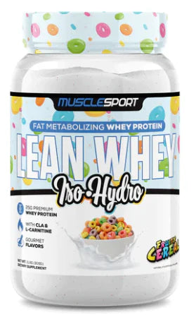 LEAN WHEY ISO-HYDRO WHEY PROTEIN MUSCLESPORT 26 SERVIDAS