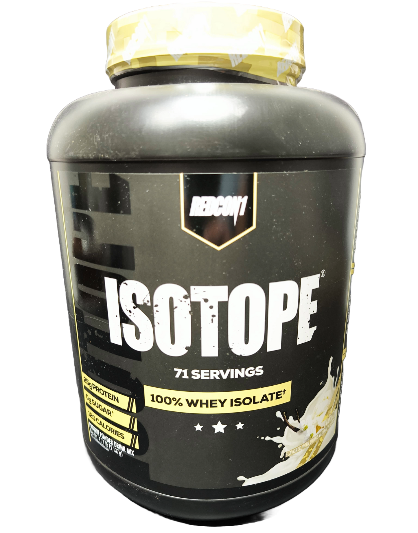 WHEY ISOLATE PROTEIN ISOTOPE REDCON1 71 SERVIDAS 5LBS.