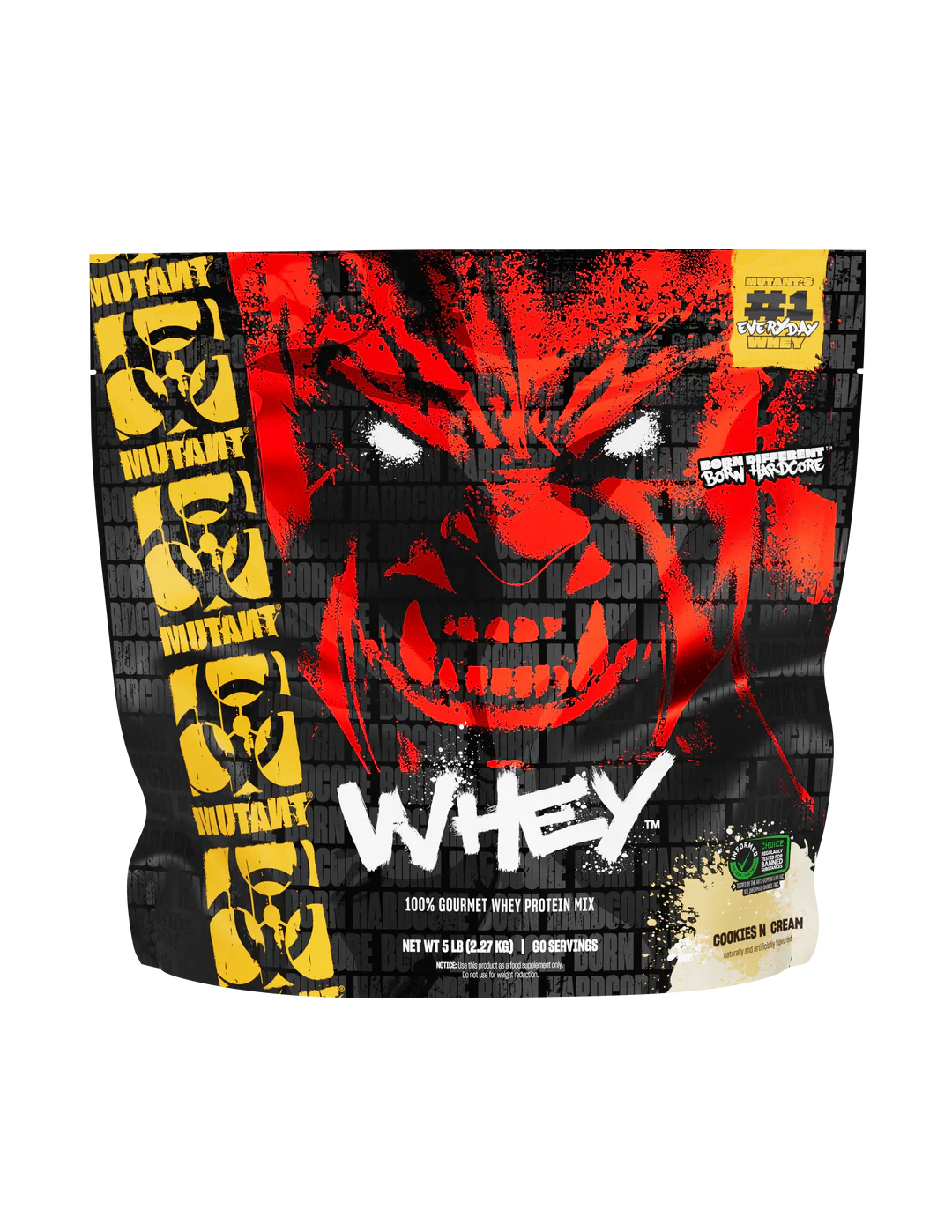 WHEY PROTEIN MUTANT 61 SERVES 5LBS. (2.27 KGS.)