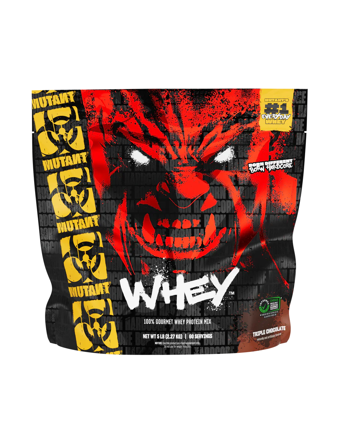 WHEY PROTEIN MUTANT 61 SERVES 5LBS. (2.27 KGS.)