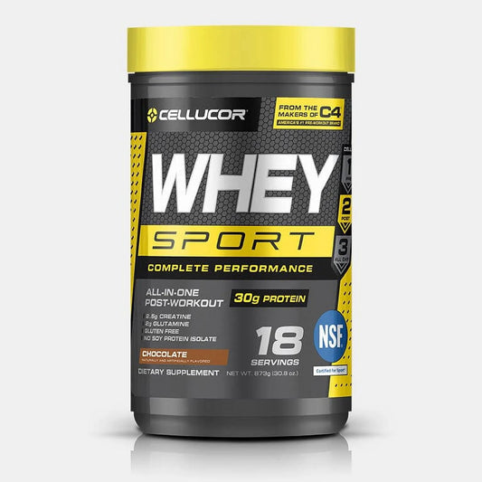 WHEY SPORT COMPLEMENTE PERFORMANCE SABOR CHOCOLATE CELLUCOR  18 SERVIDAS (1.92LB)