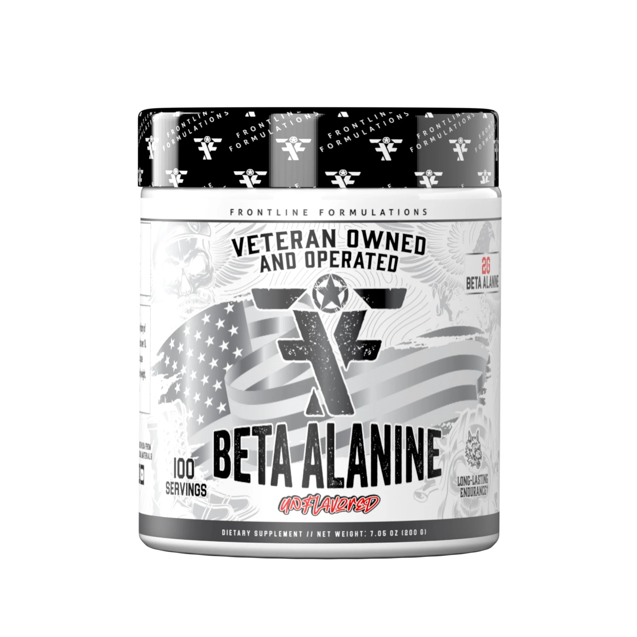 BETA ALANINA FRONTLINE FORMULATIONS 100 SERVIDAS 200GRS.