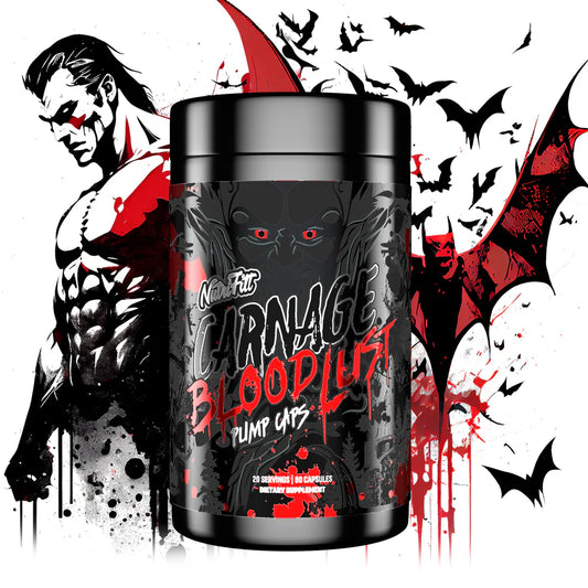 PREWORKOUT CARNAGE BLOOD LUST PUMP CAPS NUTRIFITT 80 CAPSULAS