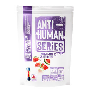 Hydrolyzed Collagen + Hyaluronic Acid Anti-Human Bag 100 Servings 1kg (2.2 lbs) 