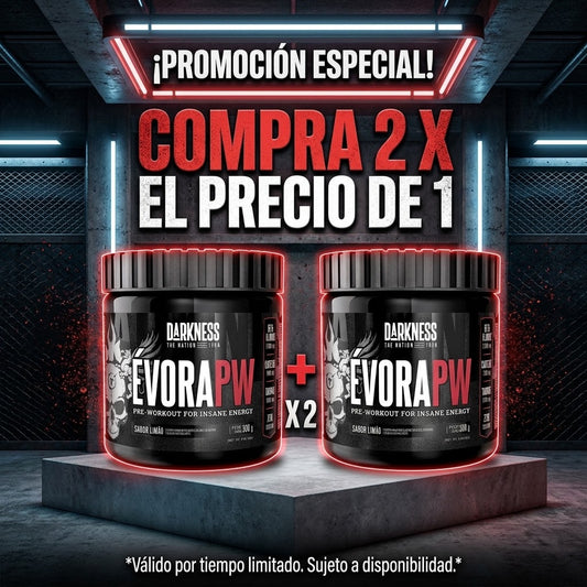 PRE-ENTRENO EVORA PW *2X1* DARKNES 300g 60srv