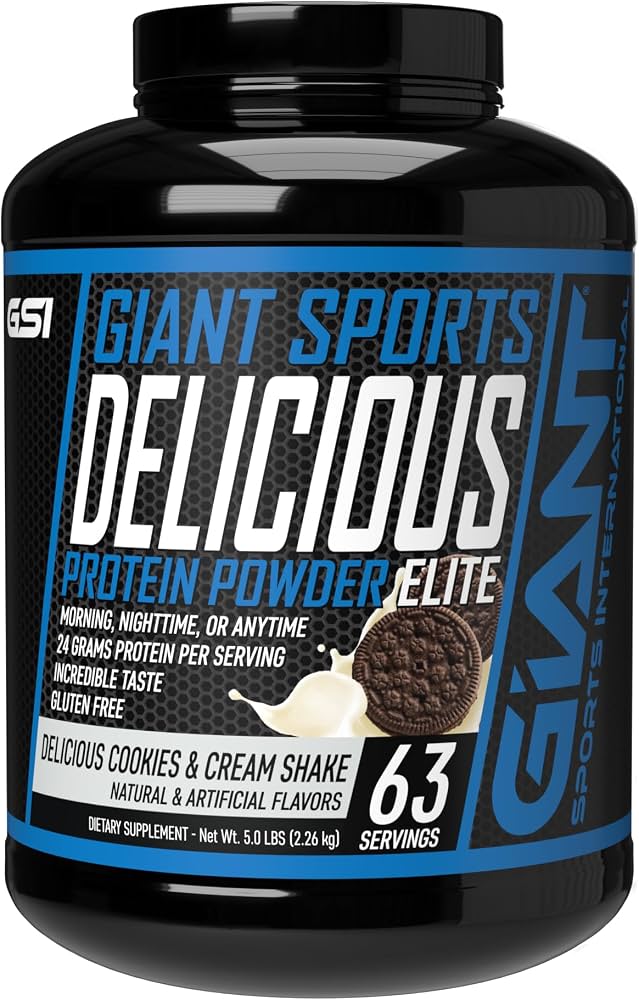 GIANT SPORT DELICIOUS PROTEIN POWDER ELITE 61 SERVINGS 5LBS