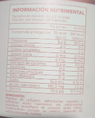 PÉPTIDOS DE COLÁGENO  (PEPTONAS)+ BIOTINA + ÁCIDO HIALURÓNICO POWER PEACH BEYOND 50 SERVICIOS 1.10LB BOTE