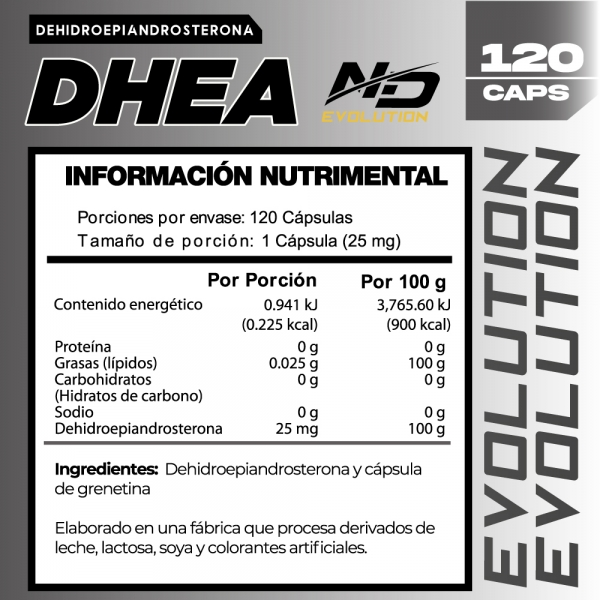 DHEA ND EVOLUTION 120 CAPS