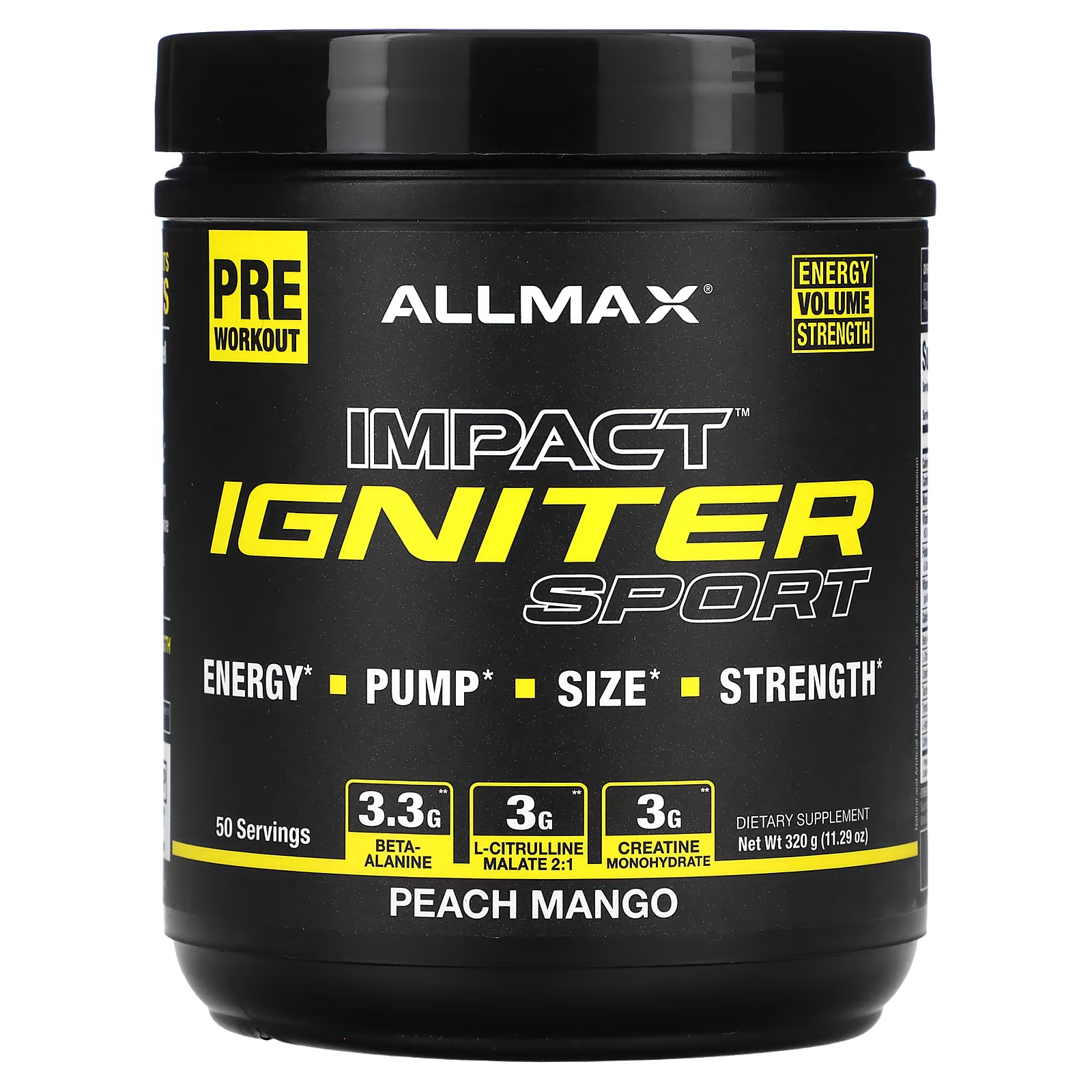 IGNITER SPORT ALL MAX NUTRITION 50 SERVICES 
