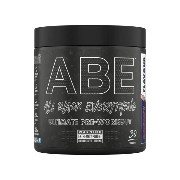PRE-WORKOUT ABE ALL BLACK EVERYTHING APPLIED NUTRITION 30 SERVICES 390GRS. (3.75 OZ)