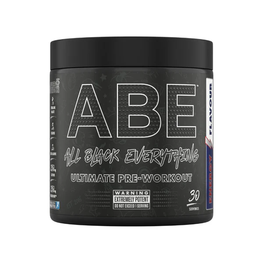 PRE-WORKOUT ABE ALL BLACK EVERYTHING APPLIED NUTRITION 30 SERVICES 390GRS. (3.75 OZ)