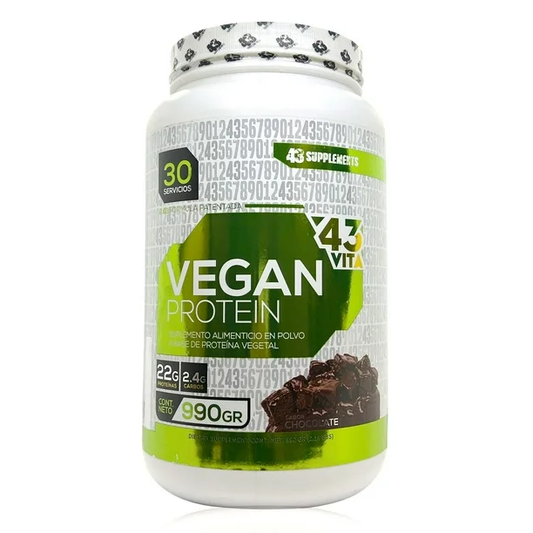 VEGAN PROTEIN 43 SUPPLEMENTS 30 SERVICIOS 990GR.